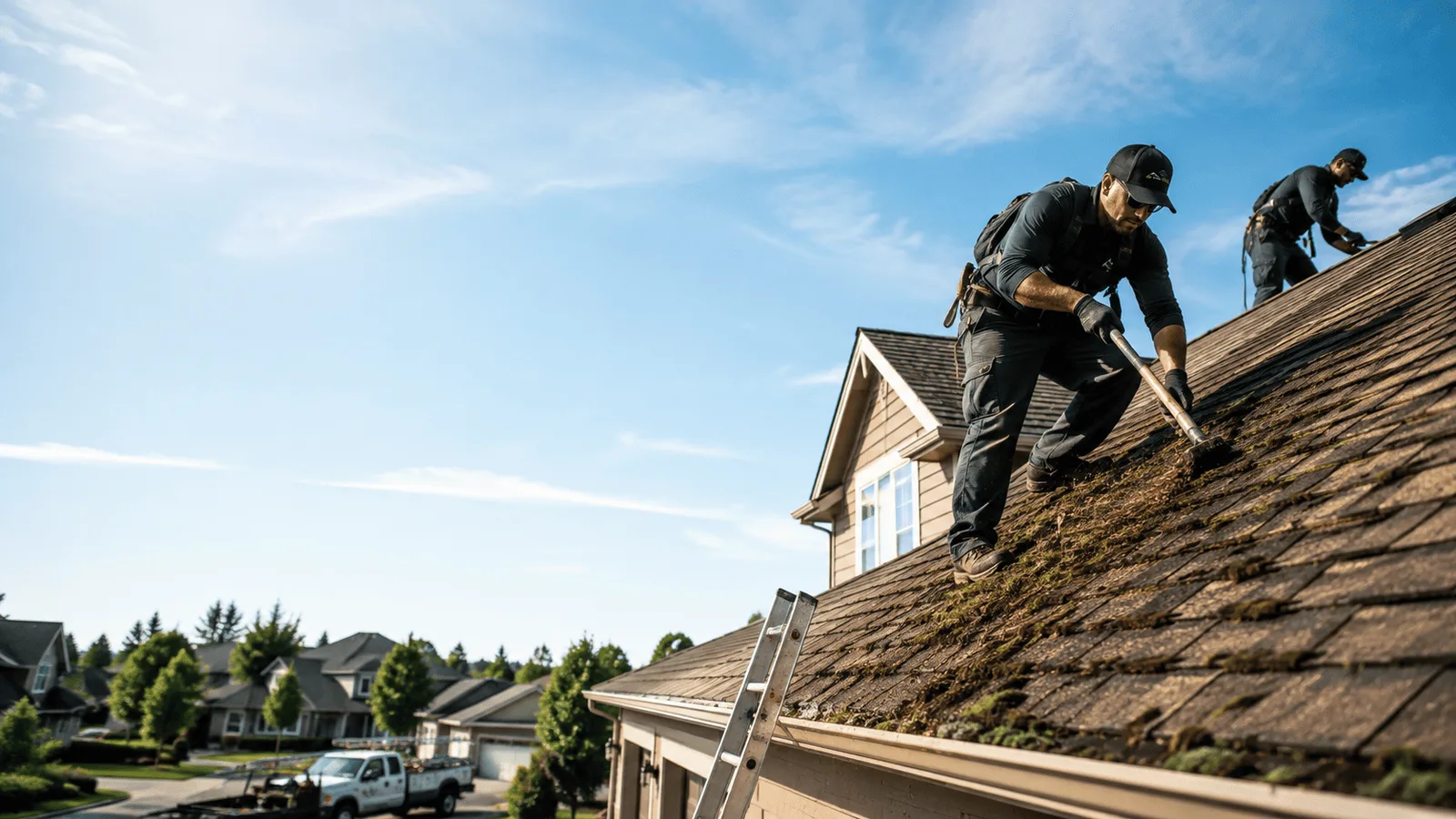 Roof Moss Removal in Andover, MN near me